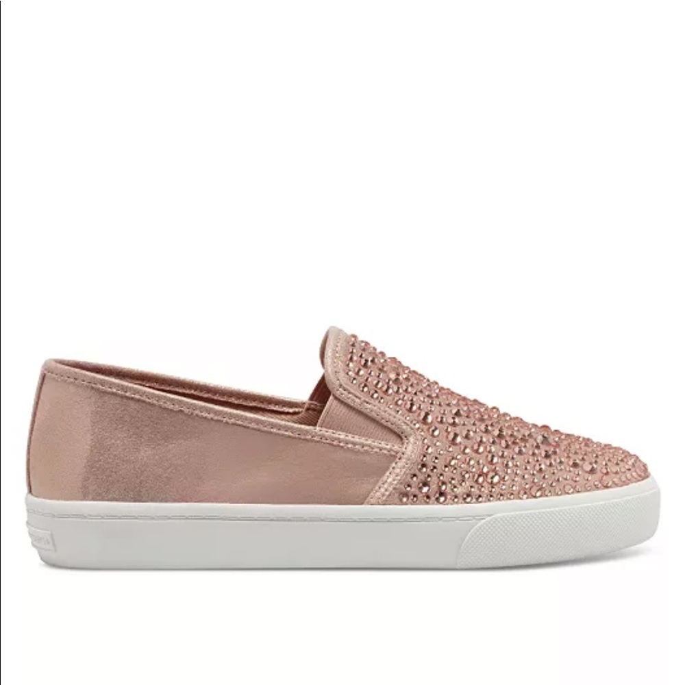 INC Rose Gold Glitter slip ins size 7.5